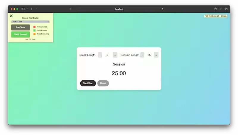 25 + 5 Clock